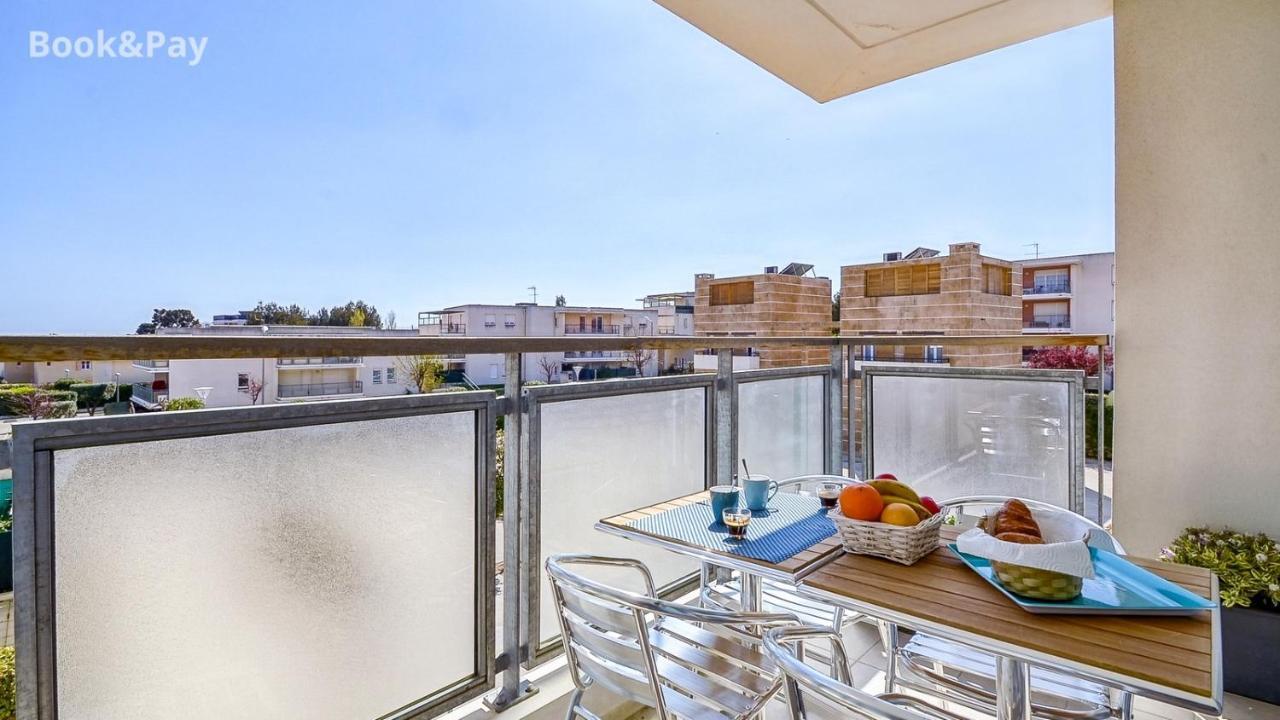 לה קיוטאט Les Alouettes Studio Avec Terrasse, Garage Et Piscine מראה חיצוני תמונה