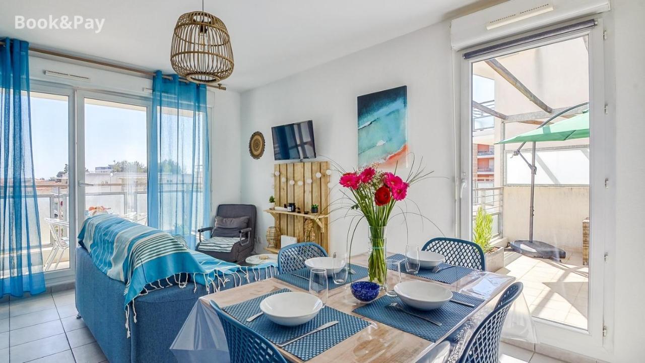 לה קיוטאט Les Alouettes Studio Avec Terrasse, Garage Et Piscine מראה חיצוני תמונה