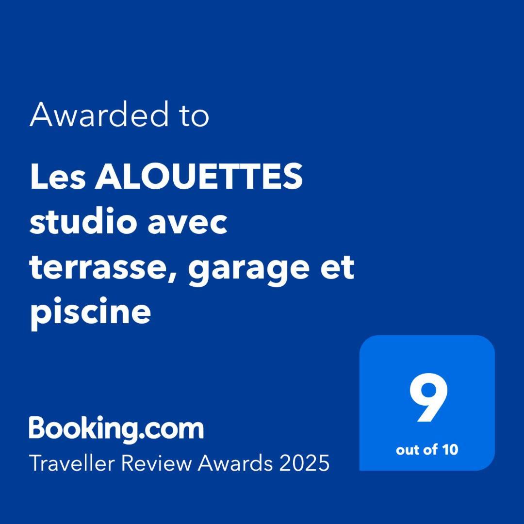 לה קיוטאט Les Alouettes Studio Avec Terrasse, Garage Et Piscine מראה חיצוני תמונה